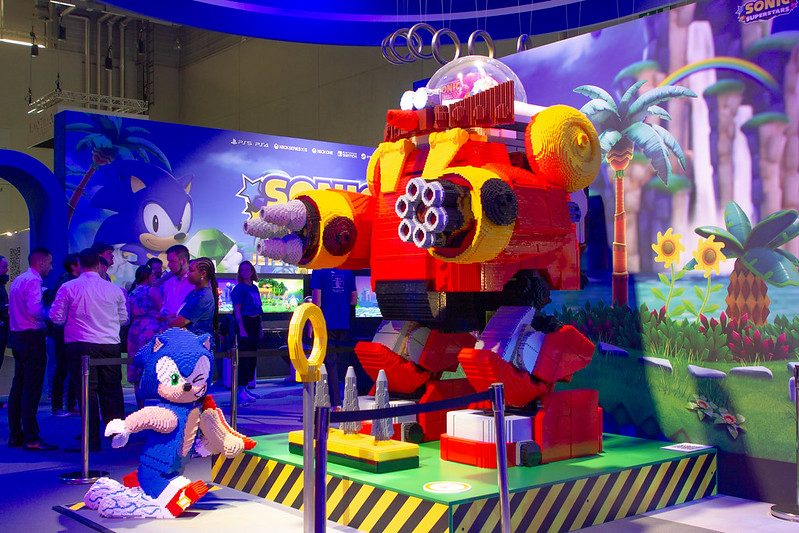 SEGA Showcases Spectacular Sonic LEGO Creation at Gamescom!