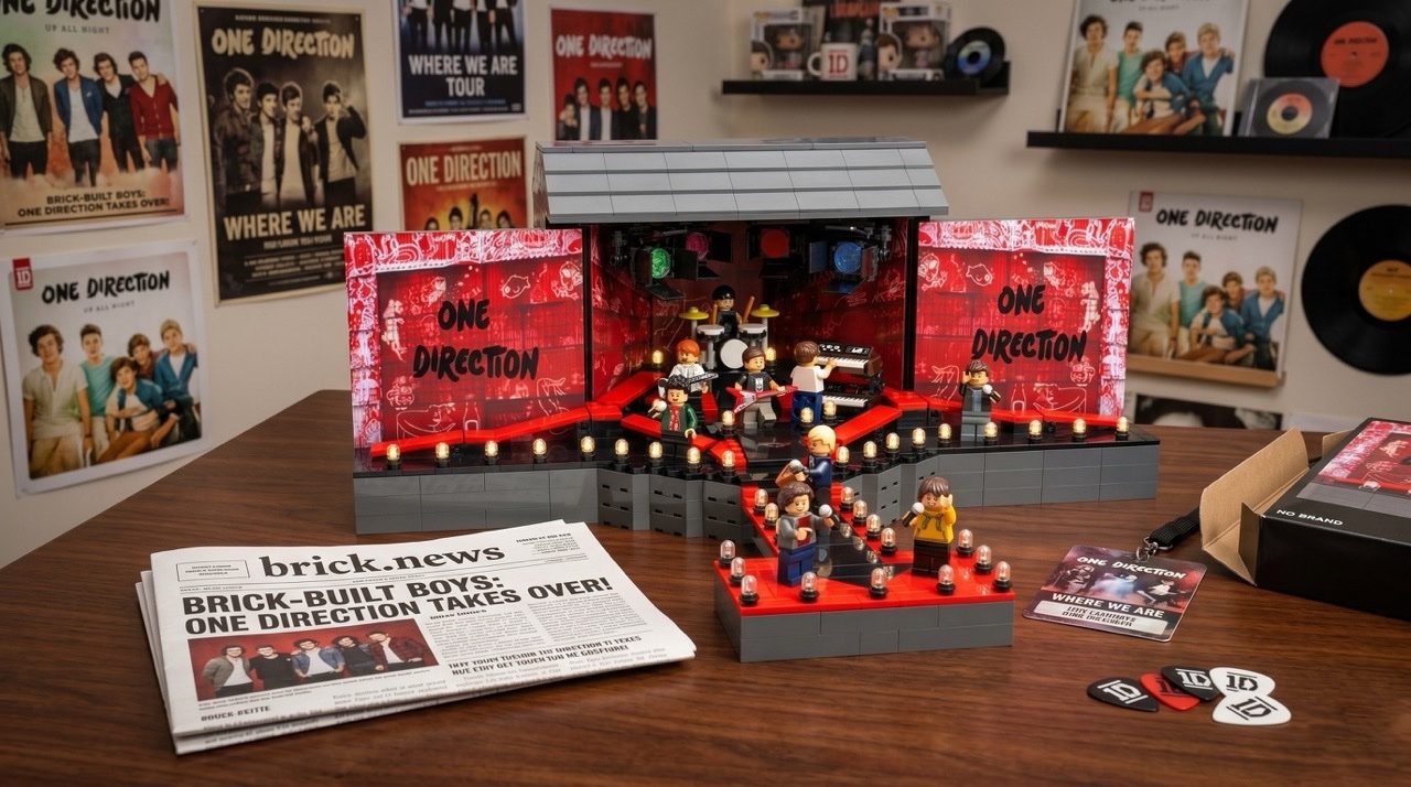 One Direction Take the Stage - Wembley Concert Gets the Brick Treatment