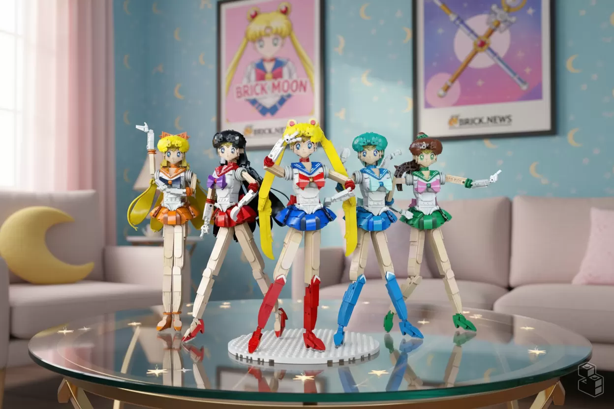 LEGO® Sailor Moon: as Sailor Scouts em 2416 peças rumo à aprovação