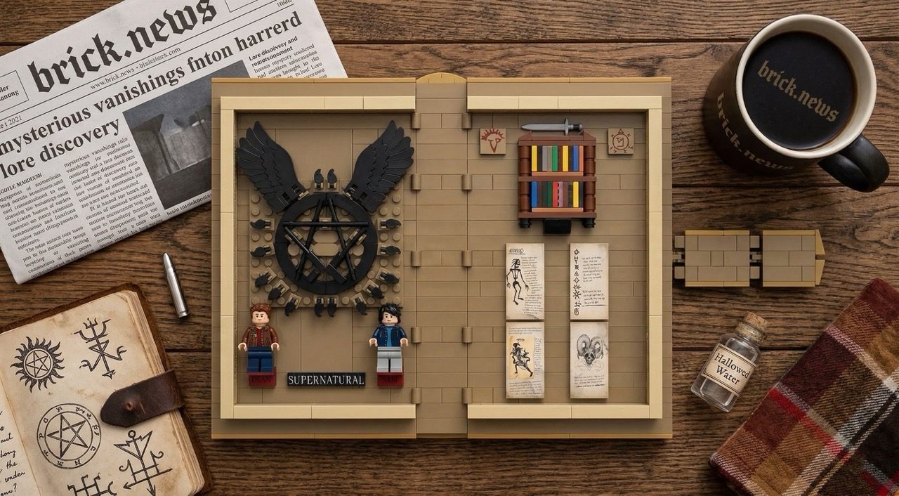LEGO® Ideas Supernatural: o diário de John Winchester chega à fase de revisão