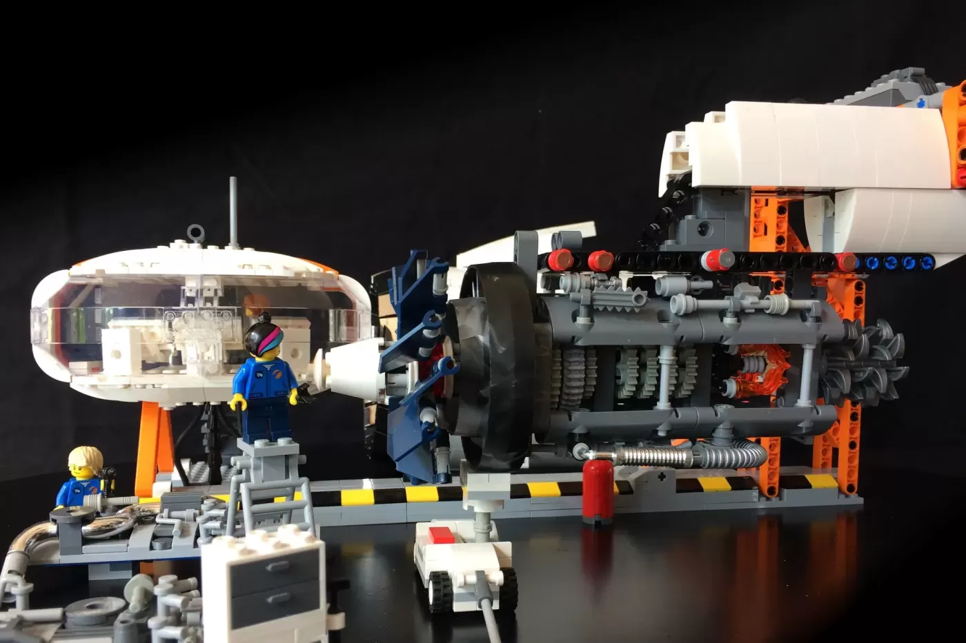 Aircraft Engine Workshop Reaches 10K on LEGO® Ideas with Working Turbofan at Minifigure Scale — aircraft engine workshop r…