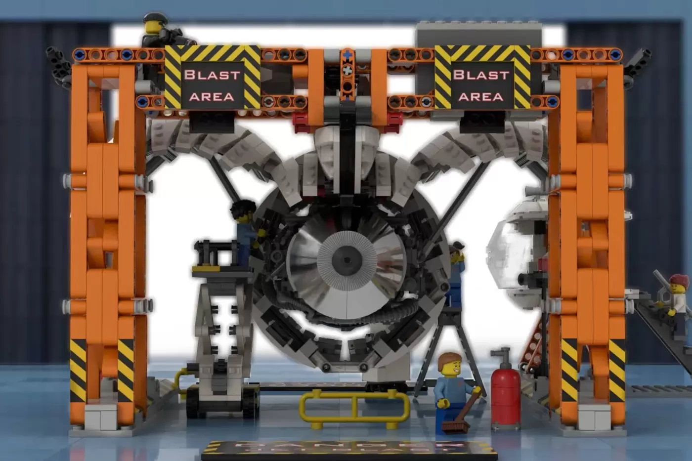 Aircraft Engine Workshop Reaches 10K on LEGO® Ideas with Working Turbofan at Minifigure Scale — aircraft engine workshop r…