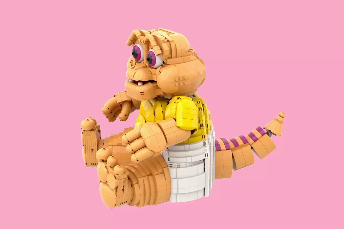 Baby Sinclair from Dinosaurs Gets Adorable LEGO® Ideas Treatment ,  contents
