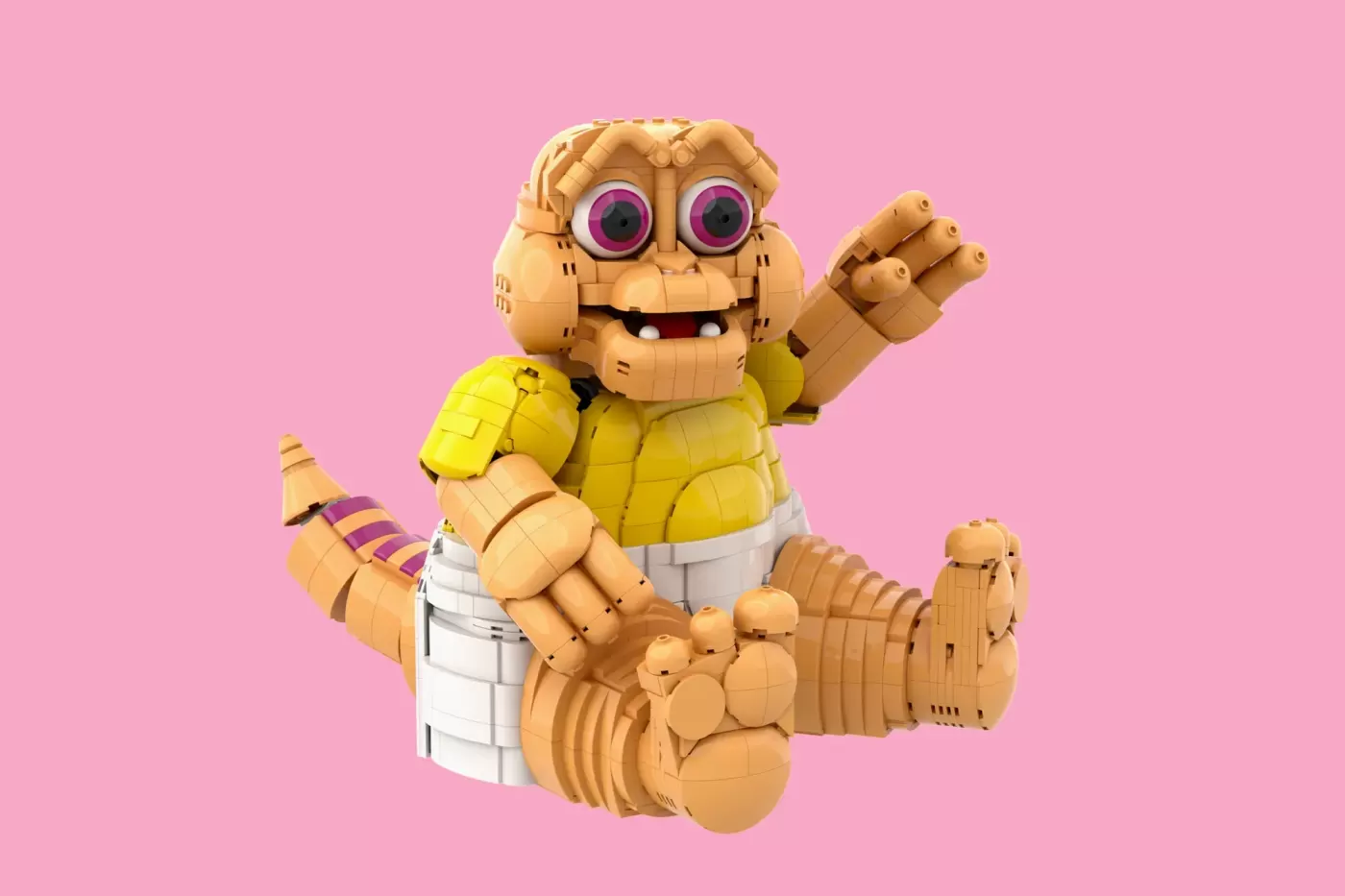 Baby Sinclair from Dinosaurs Gets Adorable LEGO® Ideas Treatment ,  side view