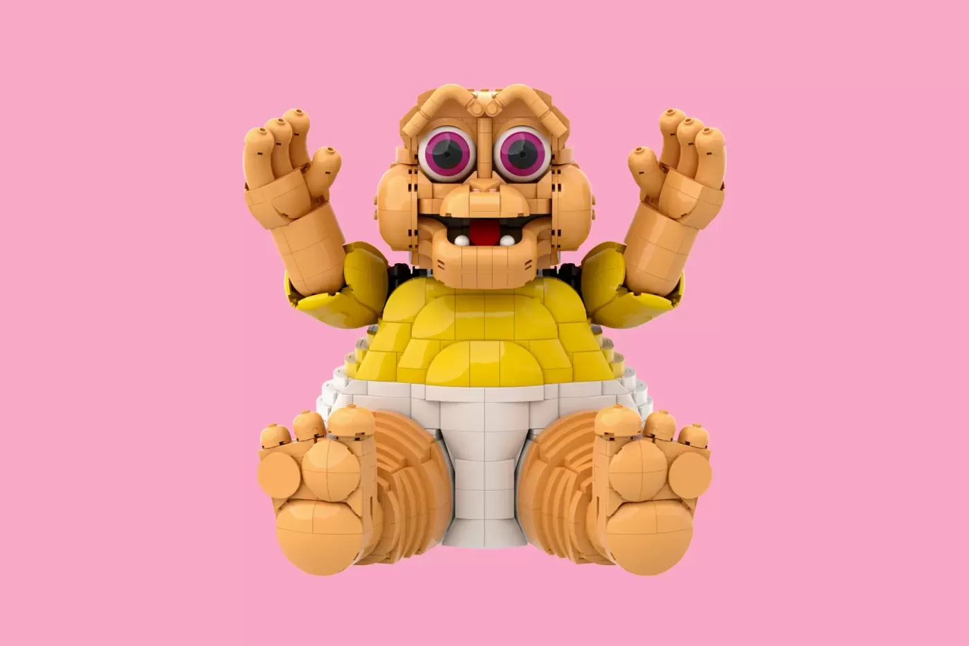 Baby Sinclair from Dinosaurs Gets Adorable LEGO® Ideas Treatment ,  close-up