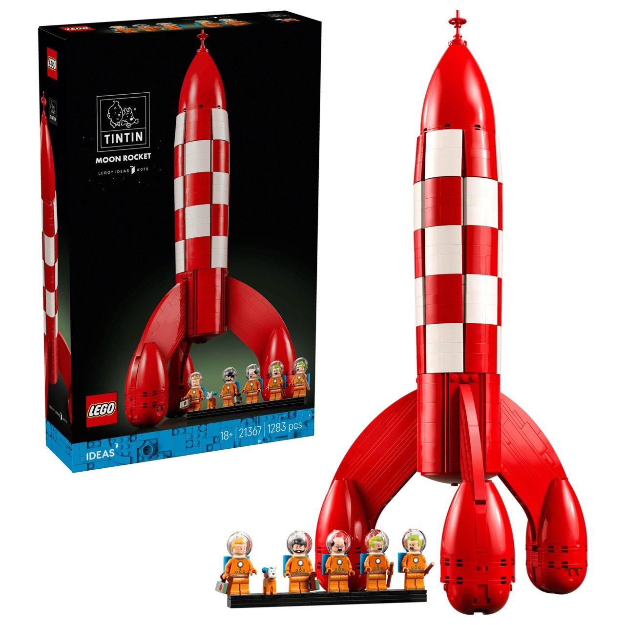 LEGO® Tintin Moon Rocket Launches April 2026 with Exclusive Minifigures