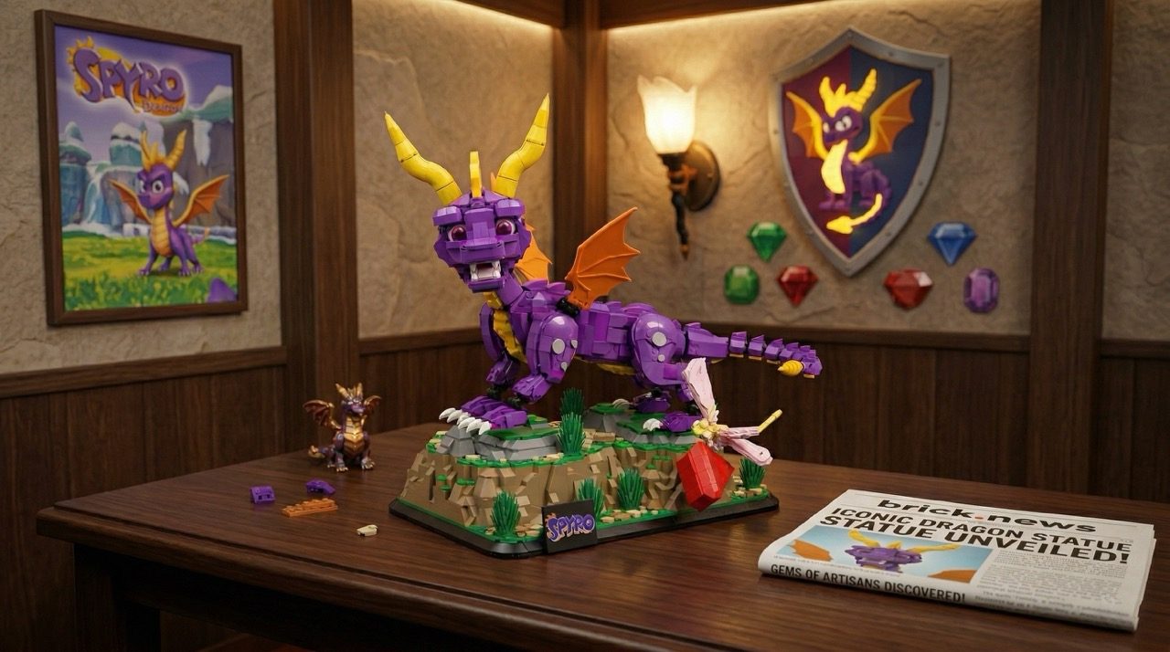 LEGO Spyro the Dragon: o dragão da PlayStation ganha vida em 2.540 peças
