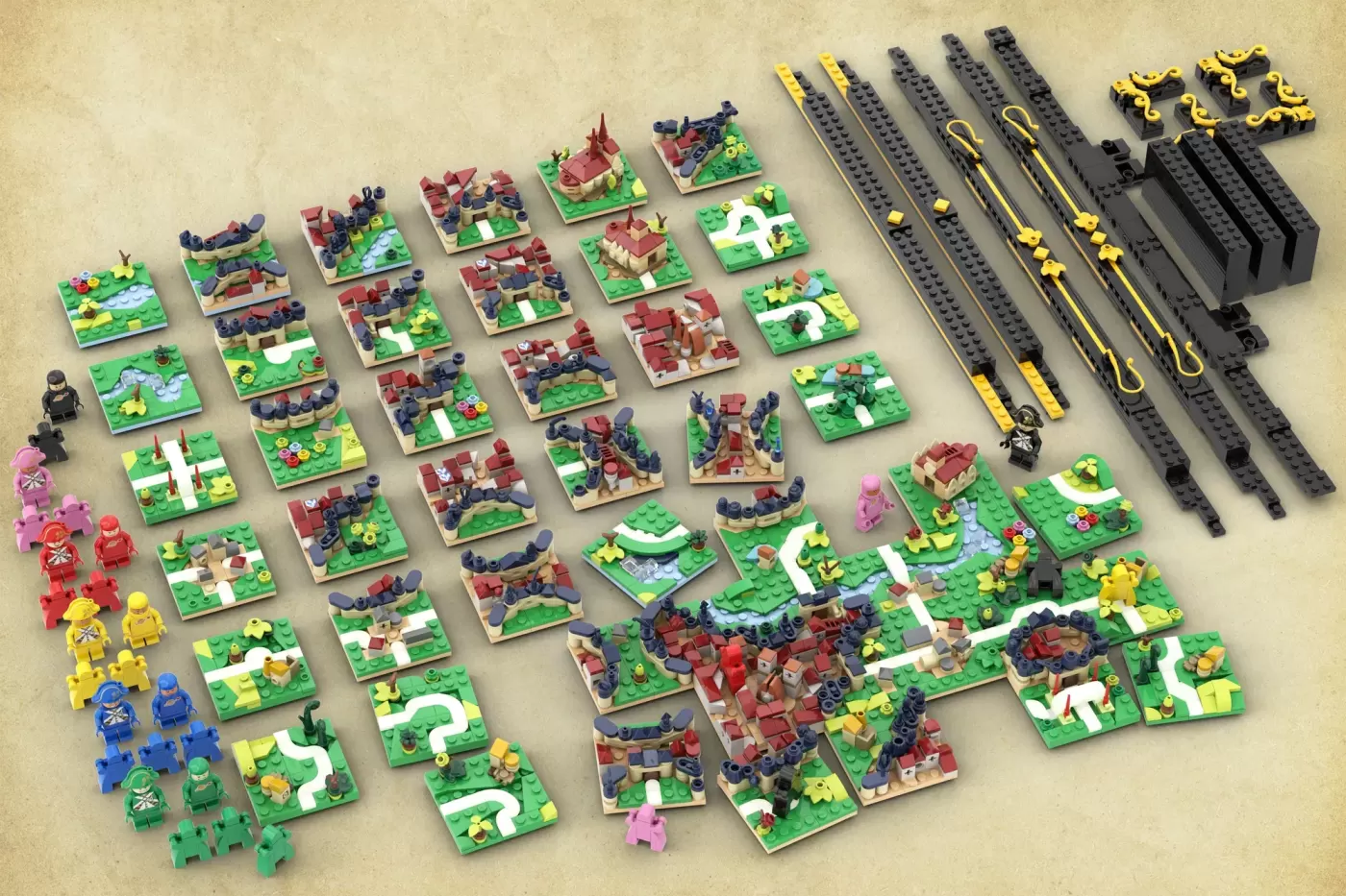 Carcassonne LEGO® Ideas - Medieval Tile Game Meets Brick-Built Brilliance — brick.news