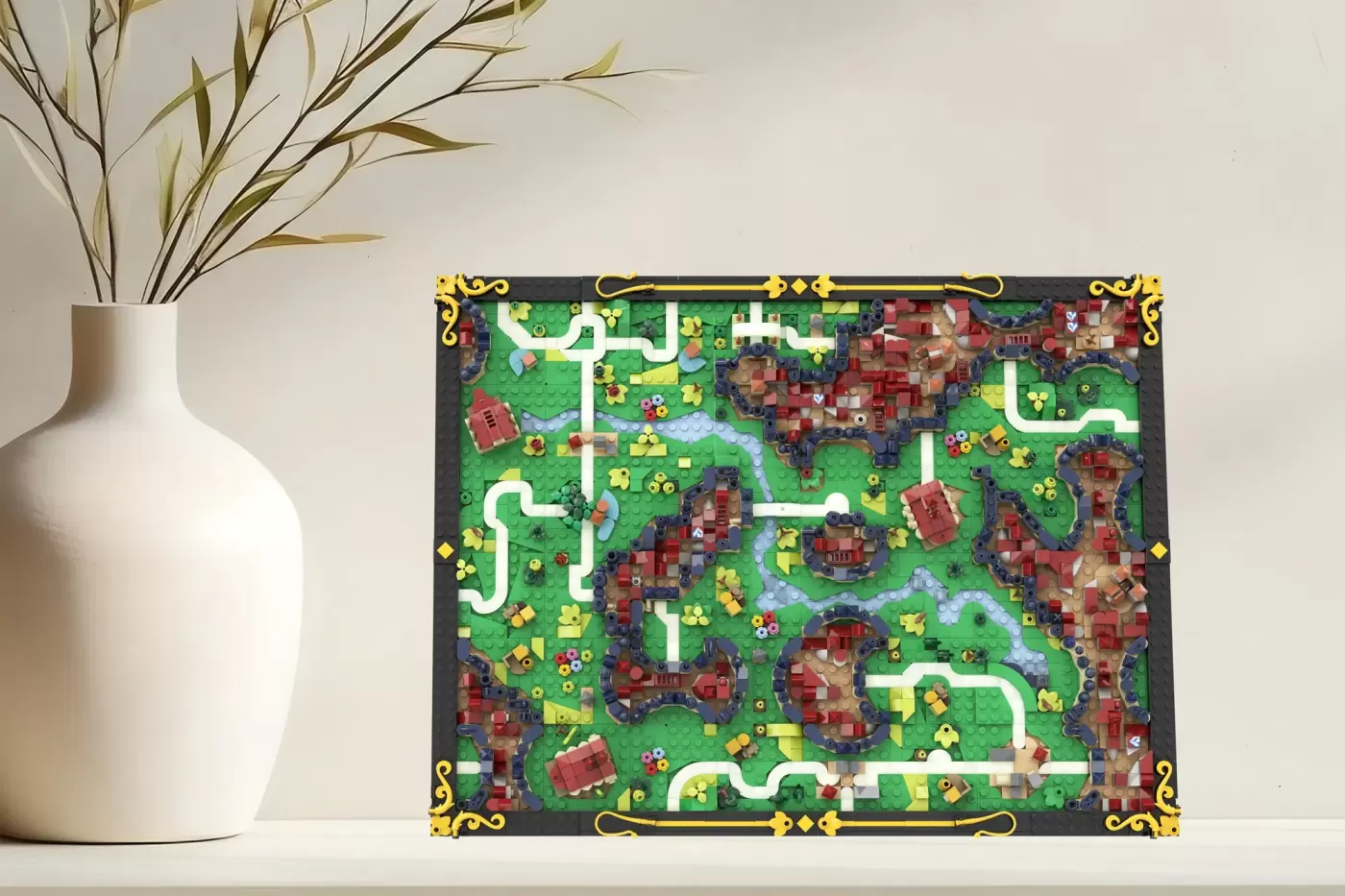 Carcassonne em LEGO® Ideas: o jogo de tabuleiro medieval feito em peças