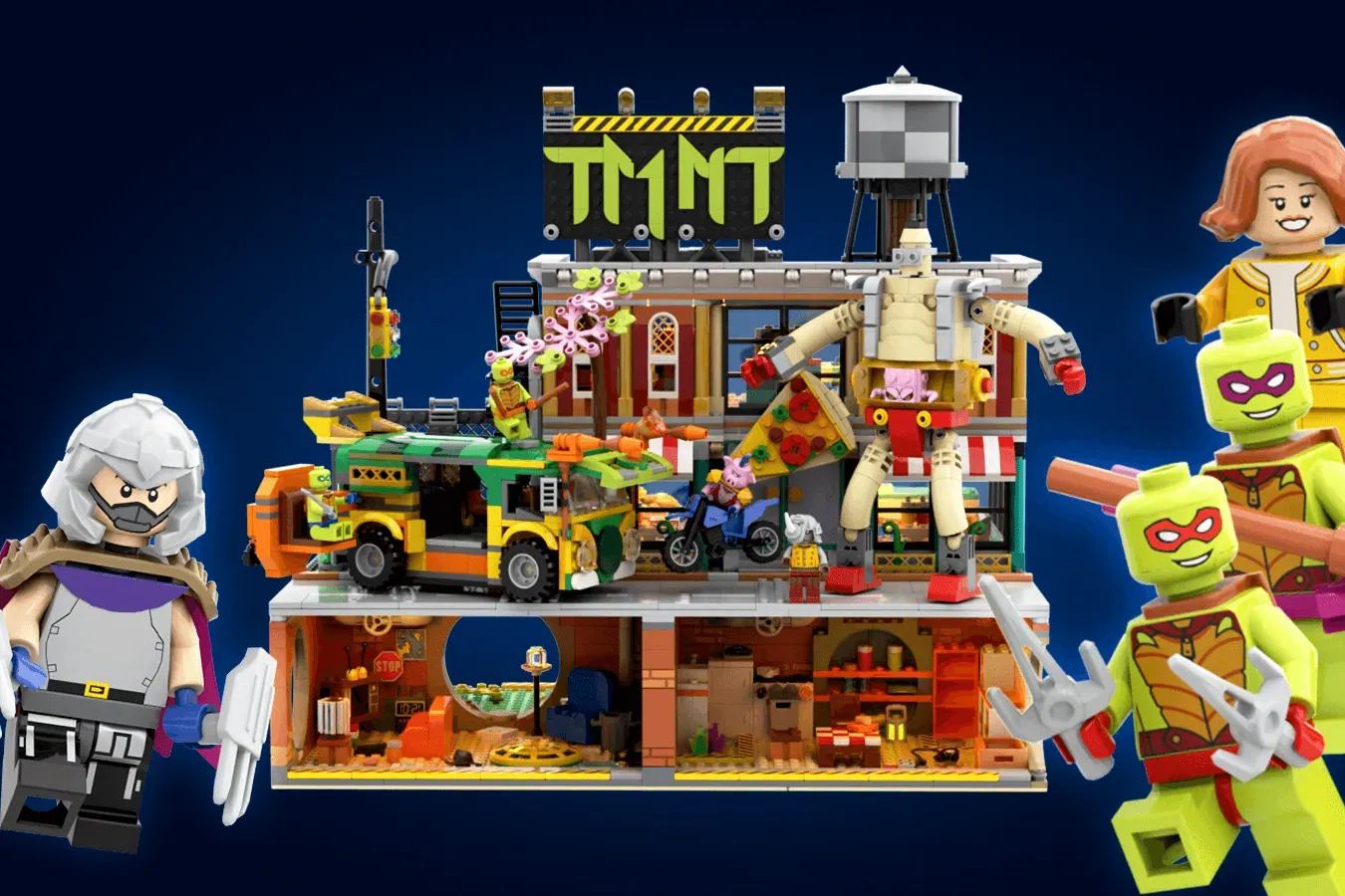 Cowabunga! LEGO® Ideas Teenage Mutant Ninja Turtles 1987 Set Reaches 10K Support ,  brick.news