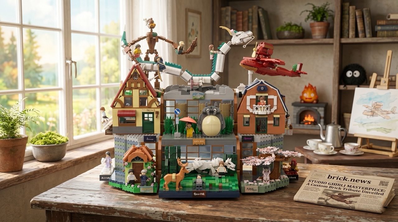 Studio Ghibli LEGO® Ideas - Nove Filmes num Épico Tributo aos 40 Anos