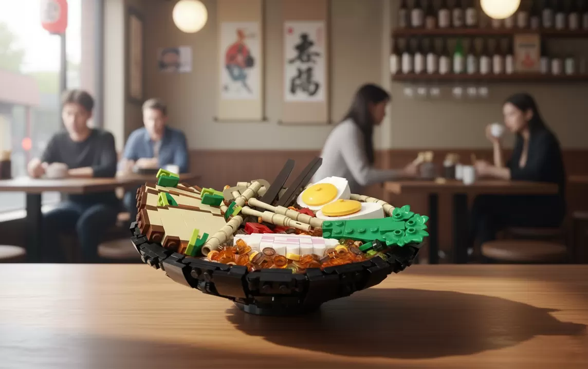 LEGO Ramen Bowl: a tigela japonesa em tijolos junta 10.000 apoios no LEGO Ideas
