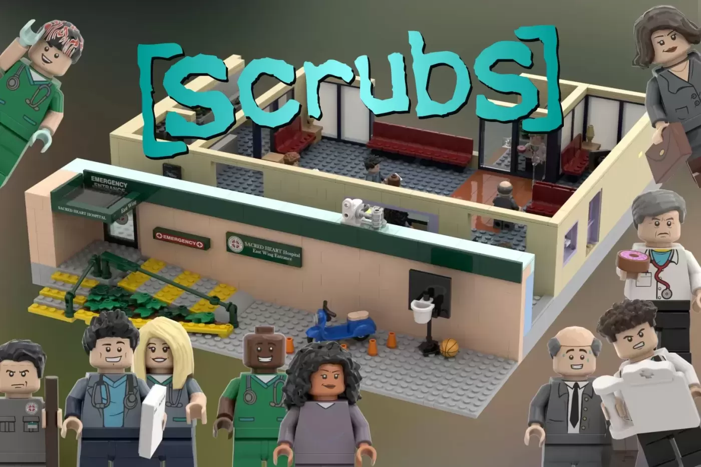 Scrubs Sacred Heart Hospital - The LEGO® Medical Comedy We've Been Waiting For