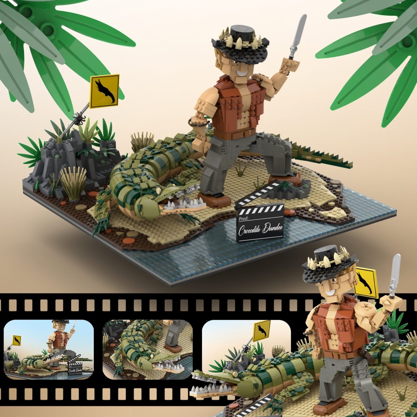 G'Day Mate - Crocodile Dundee em LEGO® Ideas Traz a Aventura do Outback para a Tua Prateleira