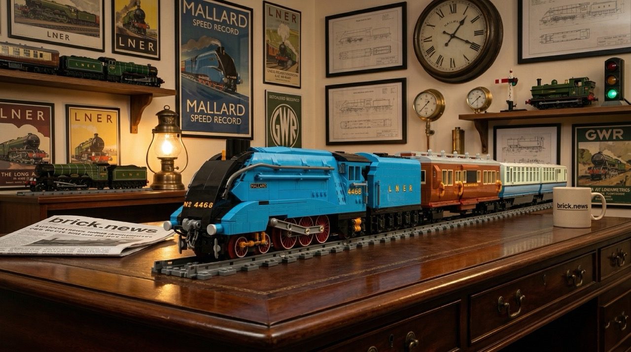 LEGO® Ideas: locomotiva Mallard homenageia o comboio a vapor mais rápido do mundo