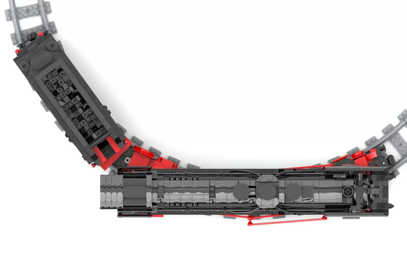 German Steam Train BR01 Series Celebrates 100 Years with LEGO® Ideas Turntable Model — finished model