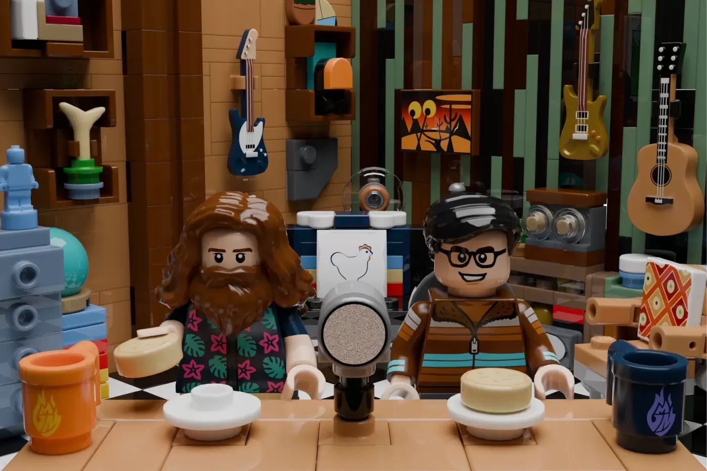 Good Mythical Morning ganha versão em LEGO® Ideas com estúdio completo do programa