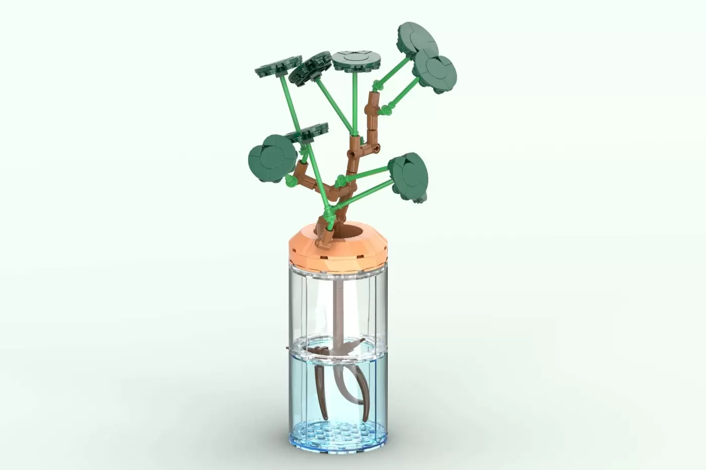 Hydroponic Collection - Four Plant Displays That Hit 10,000 LEGO® Ideas Supporters (10000) — hydroponic collection four pl…