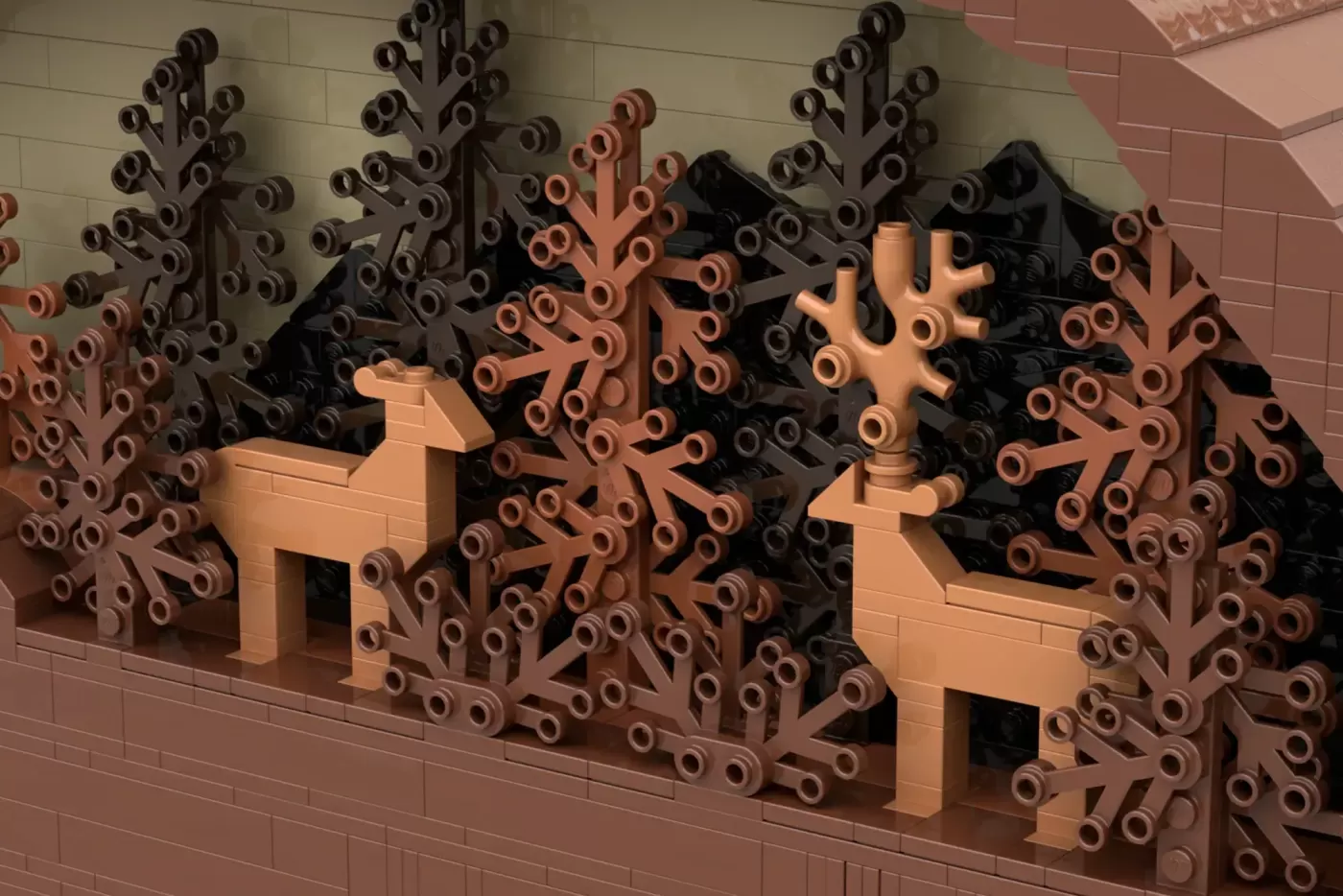 LEGO® Ideas Bear Statue Project Reaches 10K Supporters - Nature Meets Bricks ,  close-up