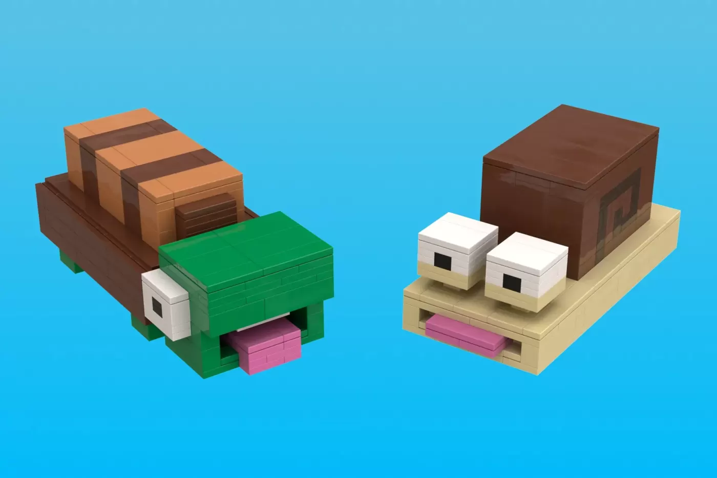LEGO® Ideas Crossy Road Project Brings Pixel Perfect Gaming to Bricks ,  close-up