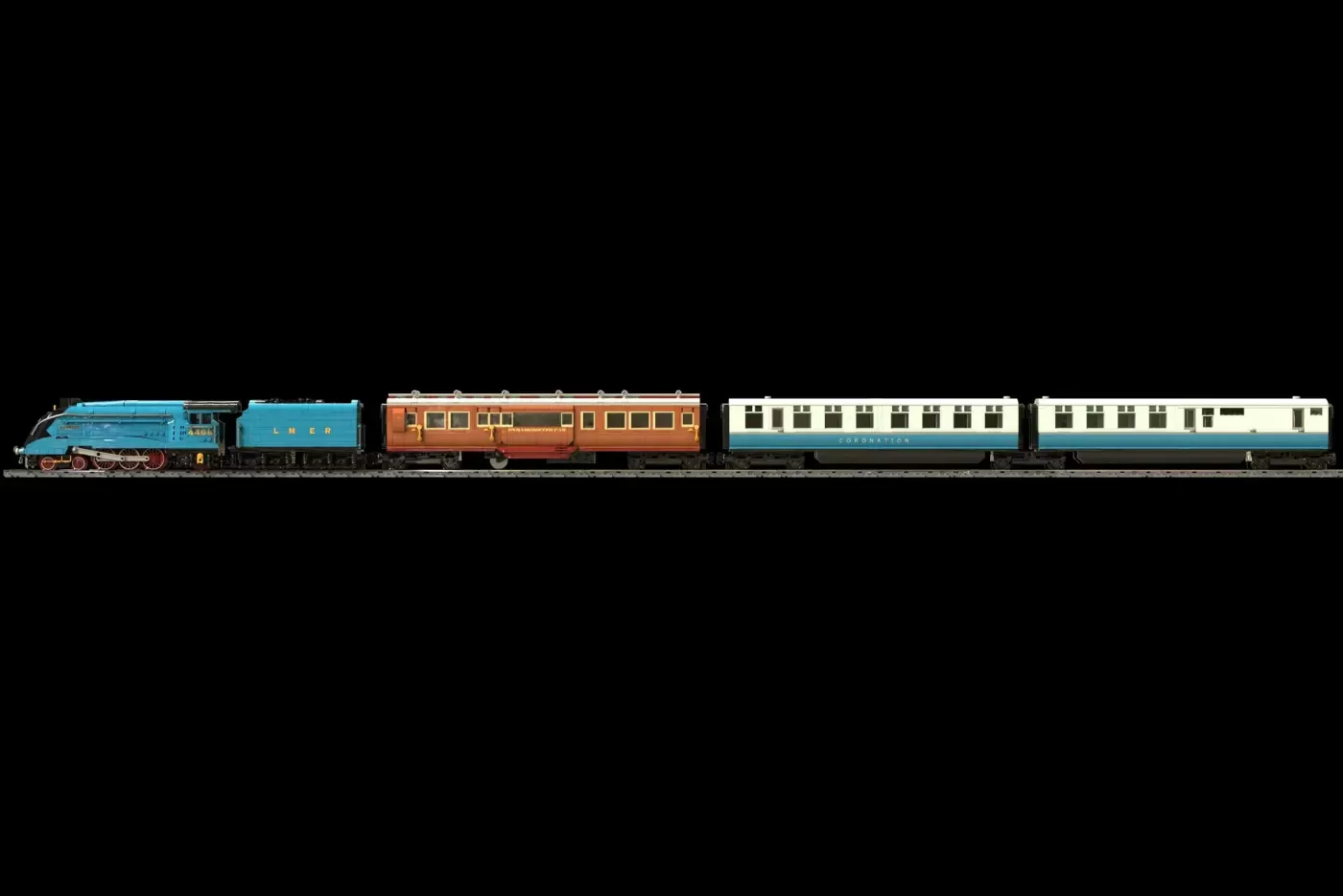 LEGO® Ideas Mallard Steam Train Project Reaches 10,000 Supporters (10000) — close-up