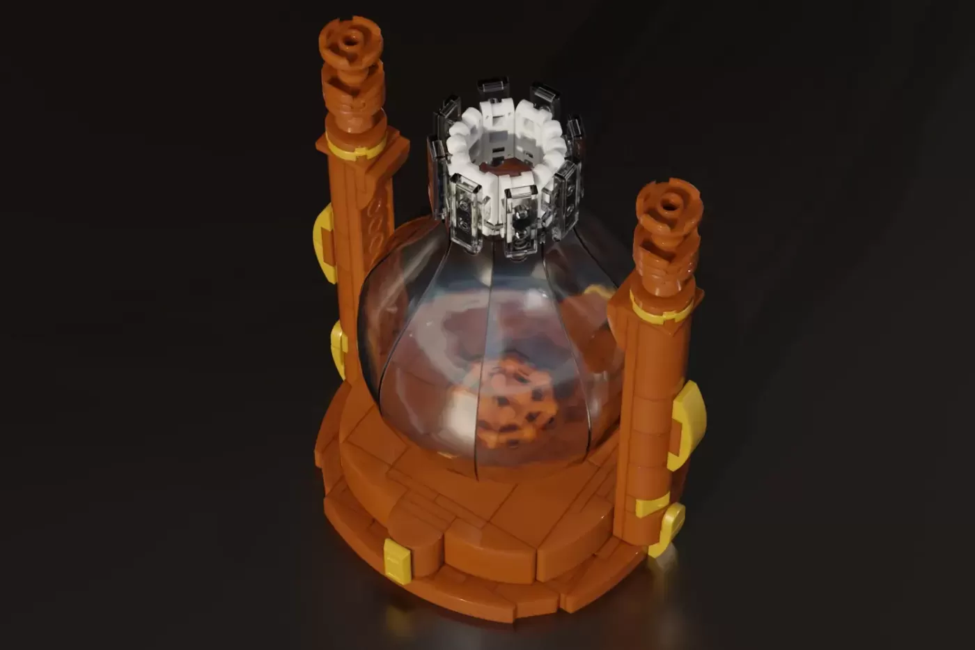 LEGO® Ideas Ornate Hourglass Reaches 10K Support and Heads to Review ,  close-up