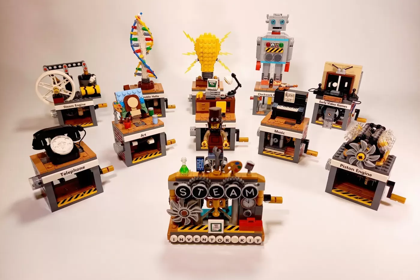 LEGO® Ideas STEAM Inventor Kit Reaches 10,000 Supporters with 11 Working Mechanisms (10000) ,  brick.news
