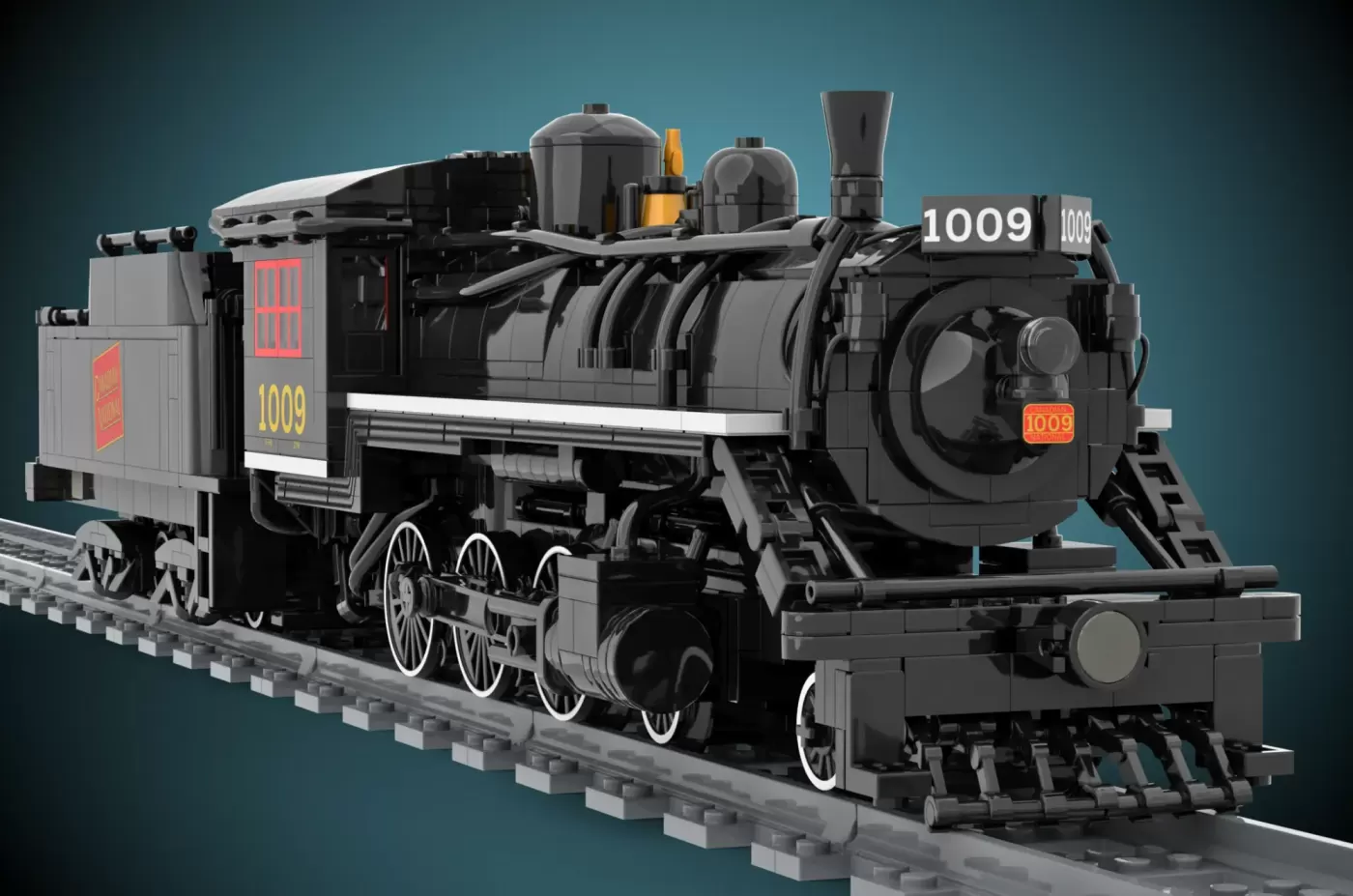 LEGO® Ideas Steam Train Canadian National 1009 Captures Historic Railway Magic — contents