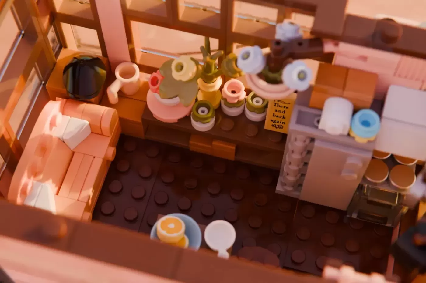 LEGO® Ideas Tekeshi Townhouse Reaches 10K Supporters, Heads to Review — close-up