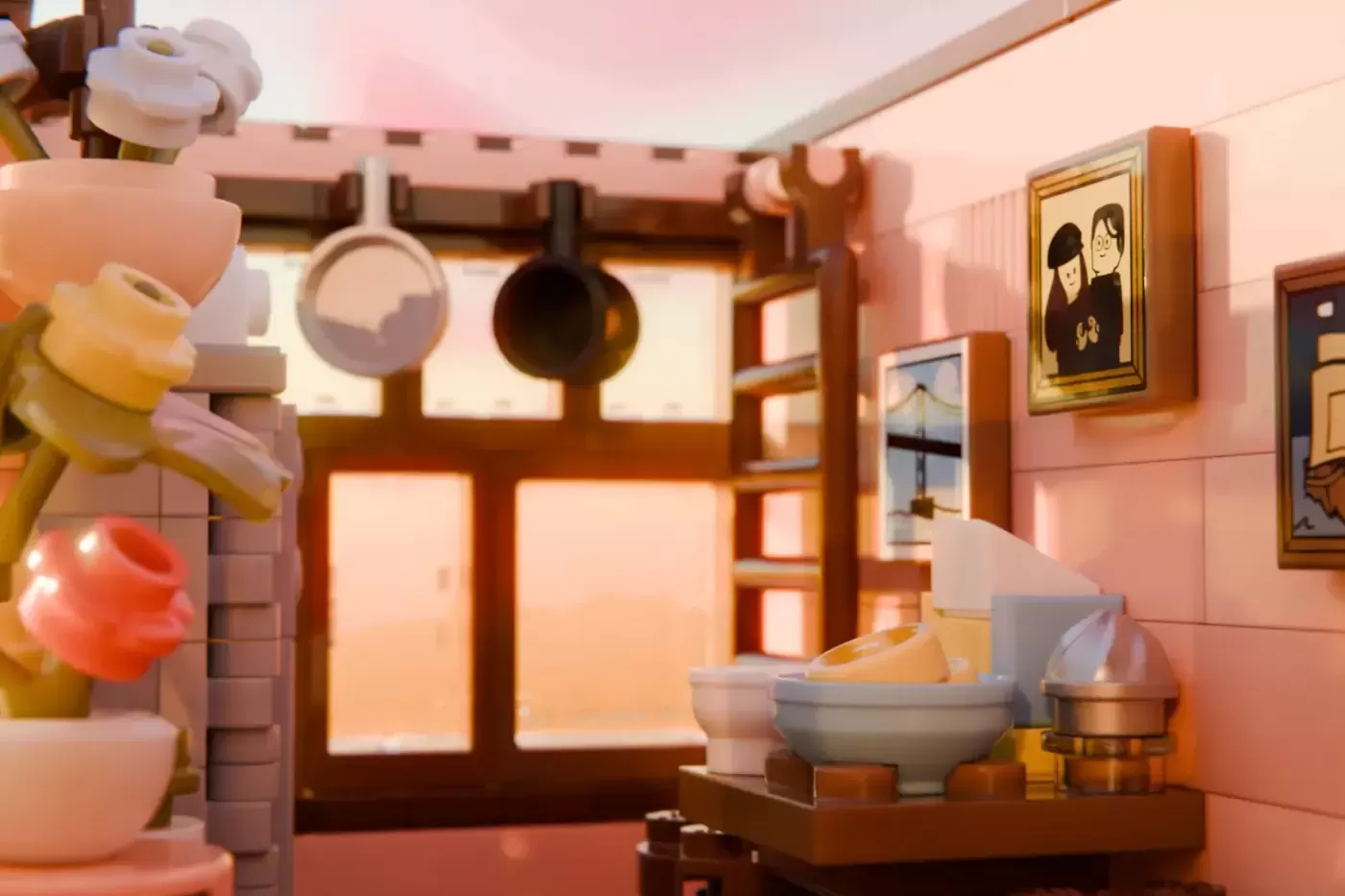 LEGO® Ideas Tekeshi Townhouse Reaches 10K Supporters, Heads to Review — build progress