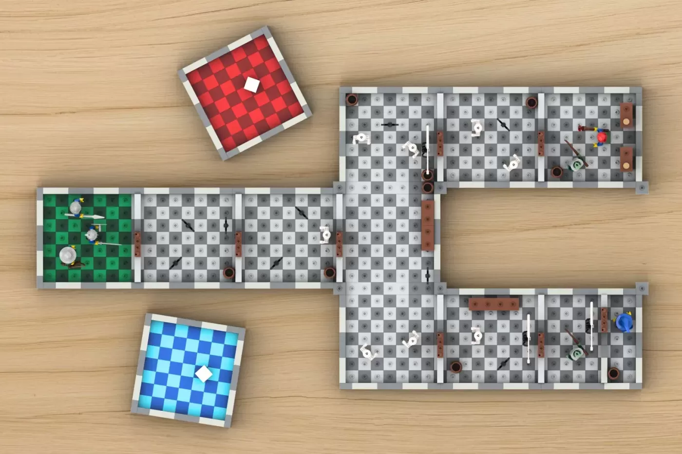 LEGO® Majisto Board Game Hits 10K Support on Ideas Platform ,  finished model