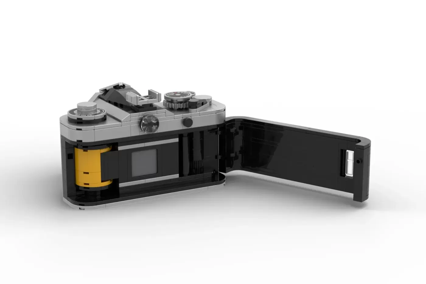 LEGO® Nikon Camera Idea Reaches 10,000 Supporters - Film Photography Gets the Brick Treatment (10000) ,  side view