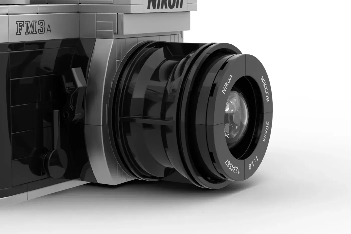 LEGO® Nikon Camera Idea Reaches 10,000 Supporters - Film Photography Gets the Brick Treatment (10000) ,  close-up