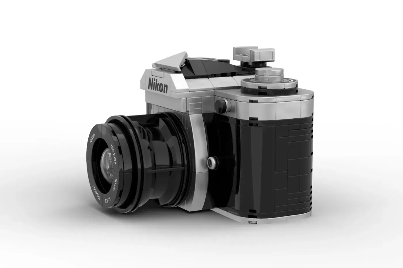 LEGO® Nikon Camera Idea Reaches 10,000 Supporters - Film Photography Gets the Brick Treatment (10000) ,  close-up