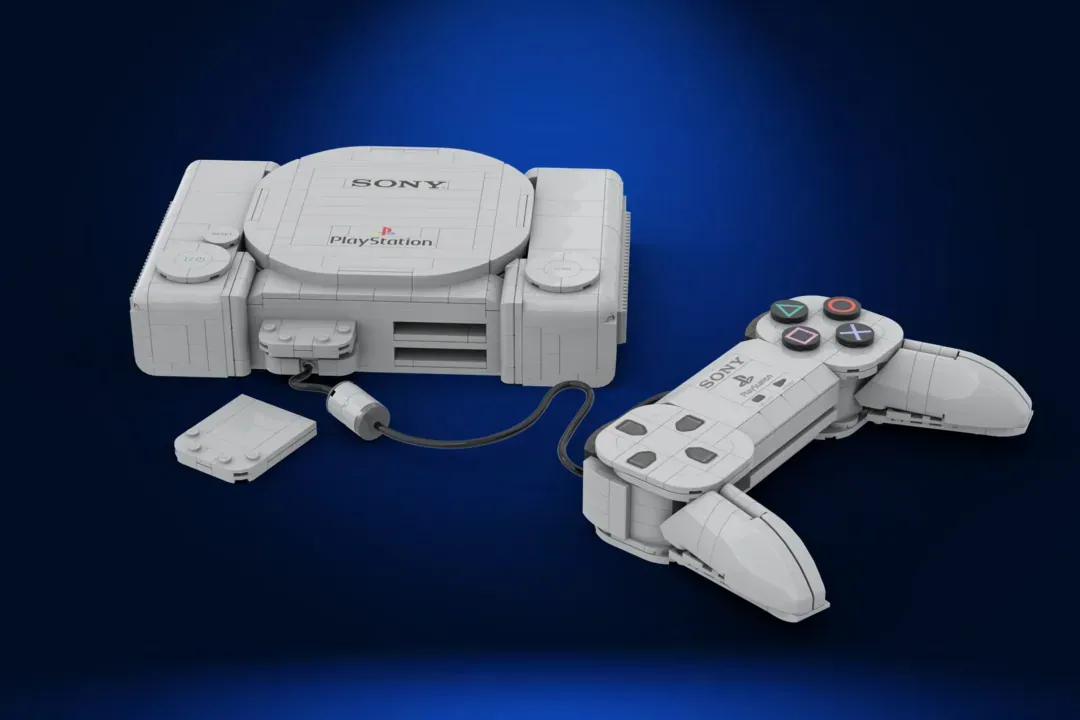 LEGO® PlayStation 1 Console Hits 10K Support on Ideas Platform ,  build progress