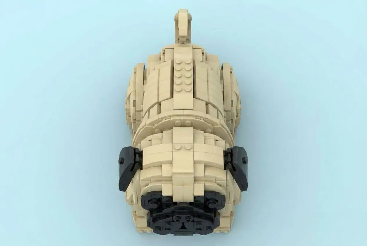 LEGO® Pug Takes a Sit on Ideas Platform - This Chunky Canine Needs Your Support , close-up