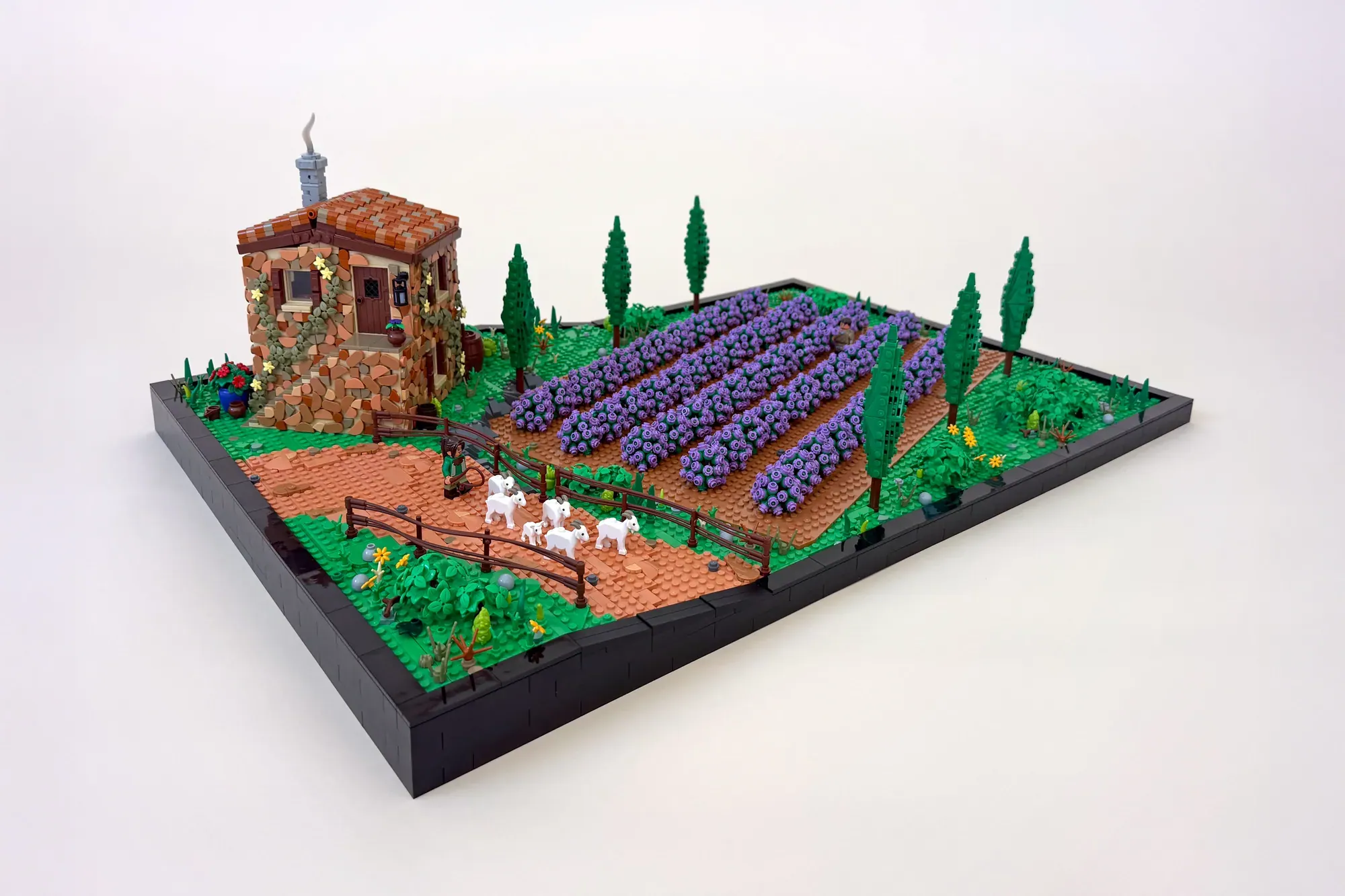 LEGO® Lavender Field Hits 10,000 Supporters - and a Brand-New Wall Trick