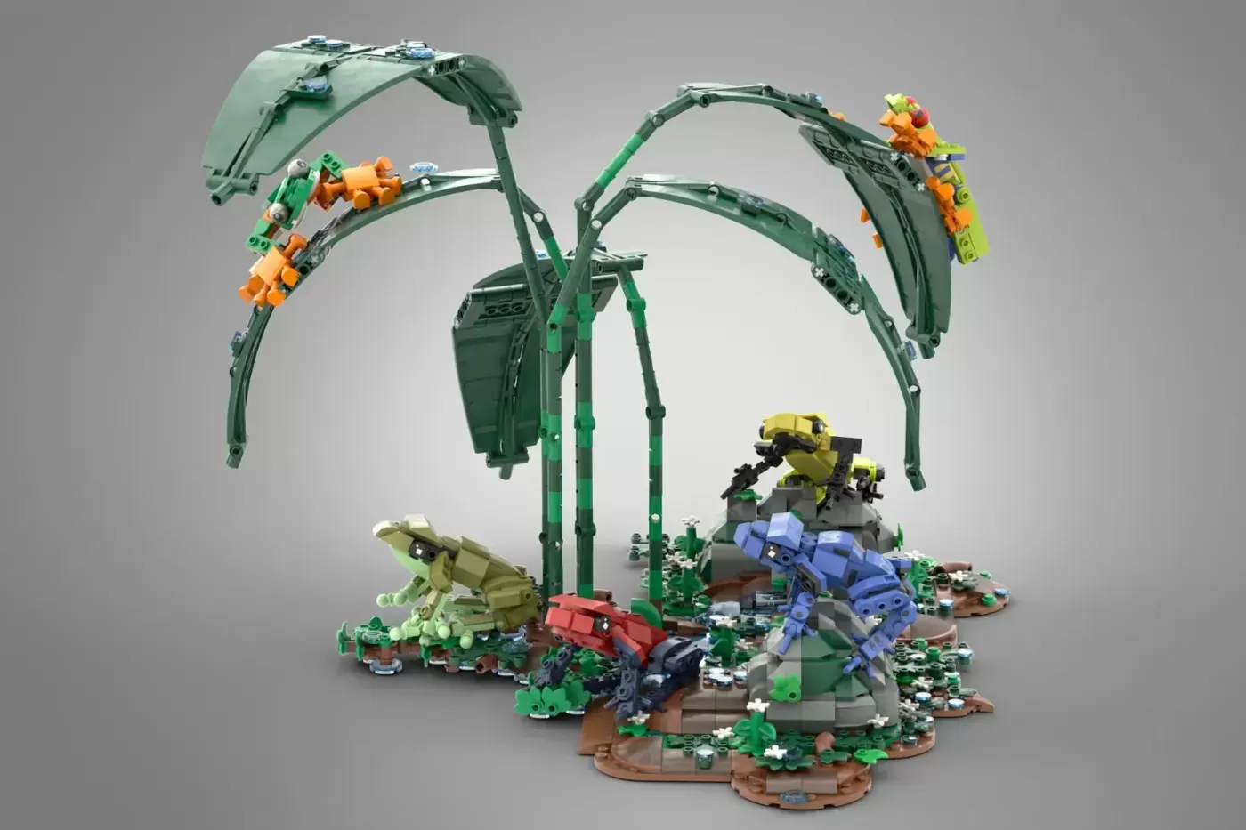 Projeto LEGO® Rainforest Frogs no Ideas Salta para o Sucesso dos 10 Mil Apoios