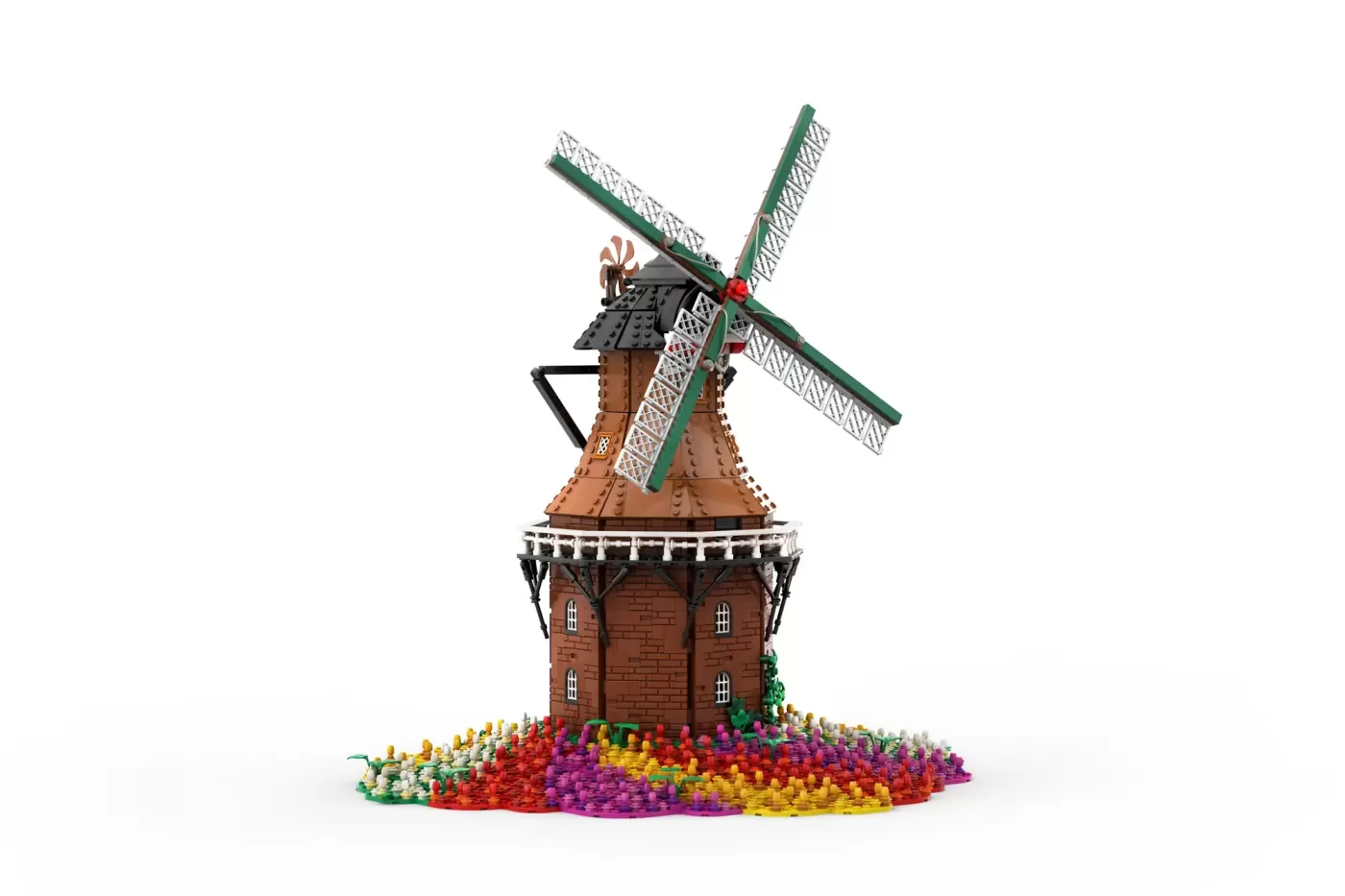 LEGO® Tulip Field Windmill - A Dutch Dream Worth Supporting ,  legor tulip field windmill dutch dream worth supporting img …