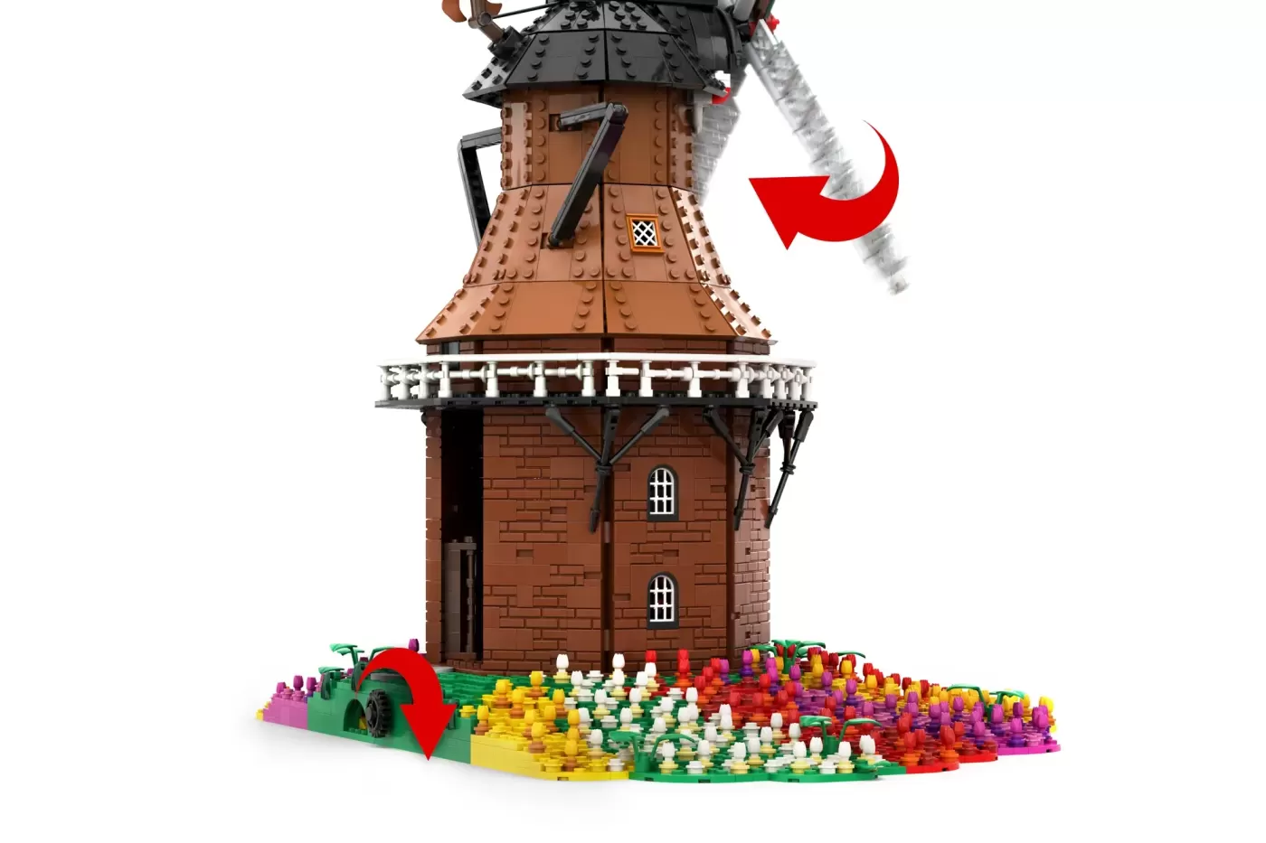 LEGO® Tulip Field Windmill - A Dutch Dream Worth Supporting ,  legor tulip field windmill dutch dream worth supporting img …