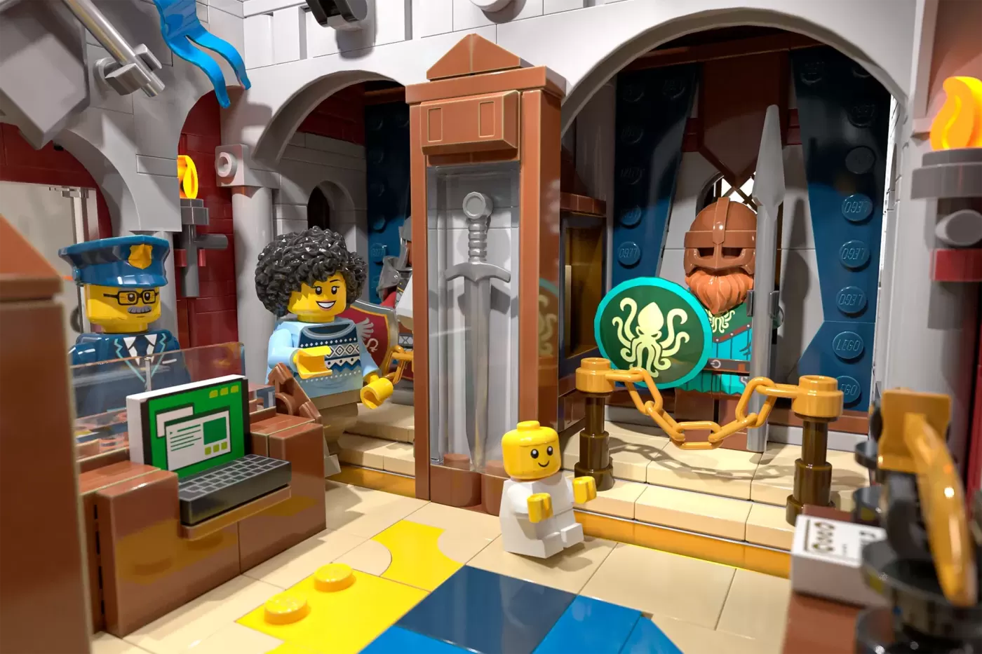 Medieval Museum em LEGO® Ideas - o museu de 2562 peças que expõe os cavaleiros do Castle — medieval museum legor ideas mus…