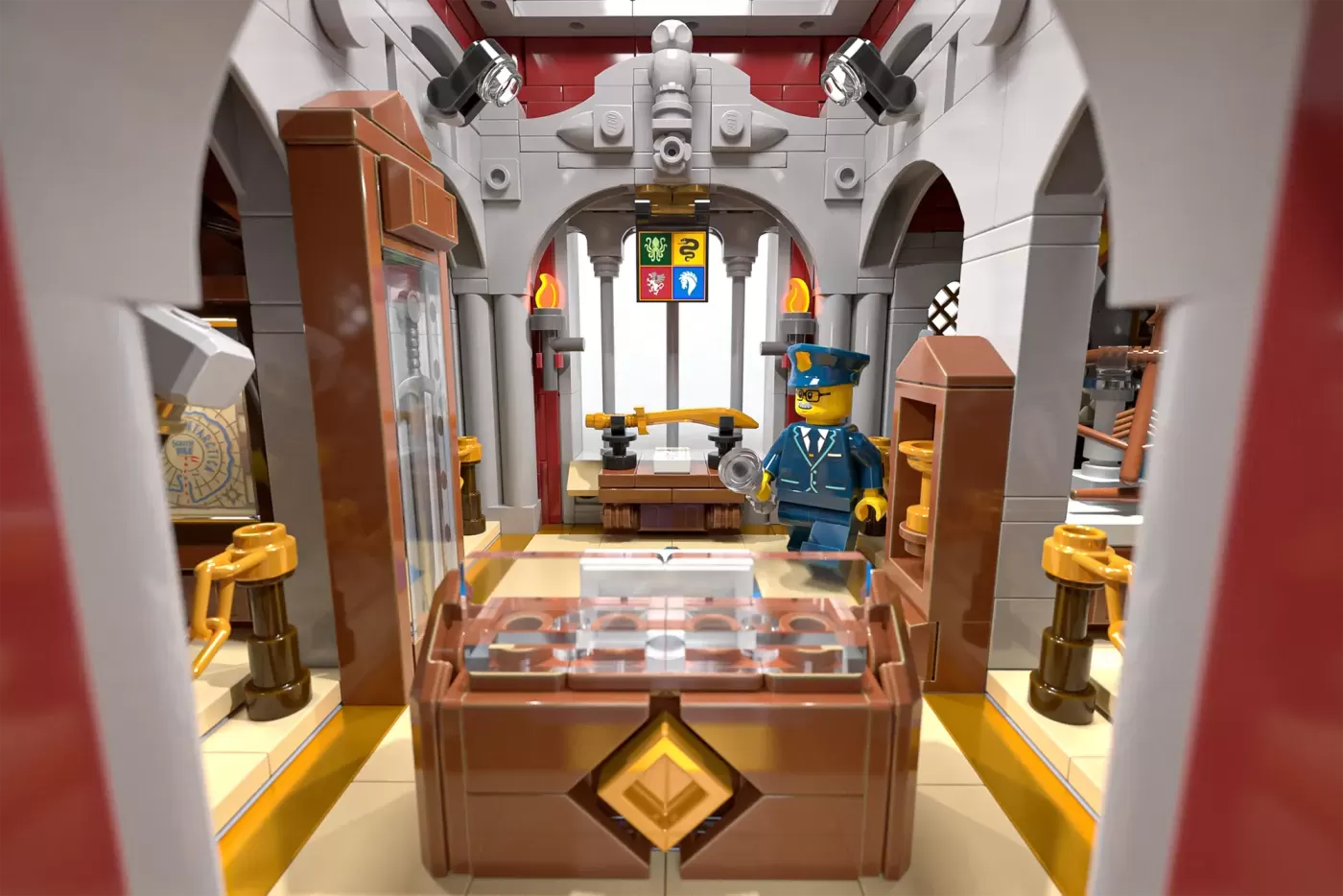 Medieval Museum em LEGO® Ideas - o museu de 2562 peças que expõe os cavaleiros do Castle — medieval museum legor ideas mus…