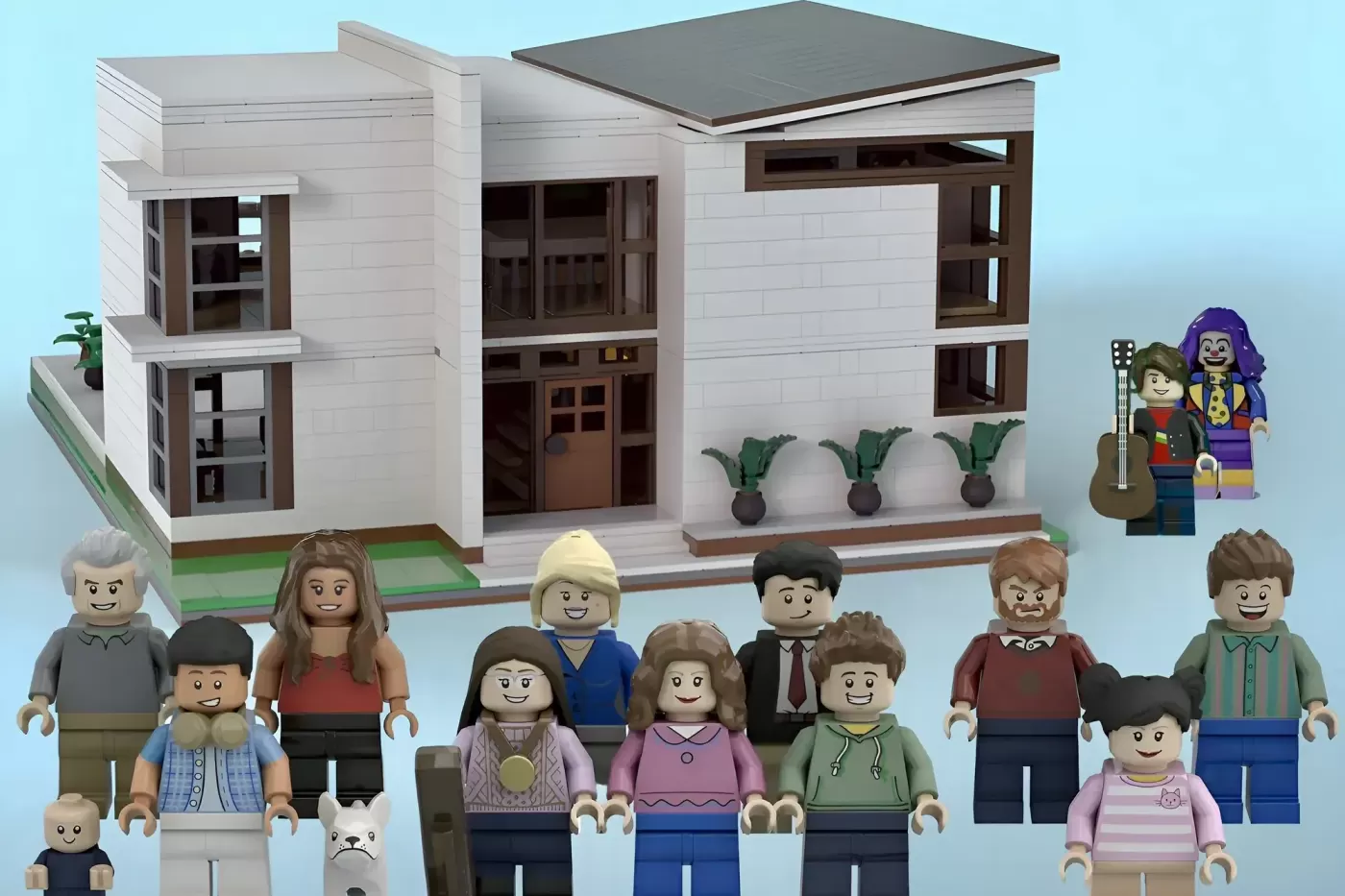 Modern Family em LEGO® Ideas - a casa dos Pritchett em 2900 peças com andares que saem