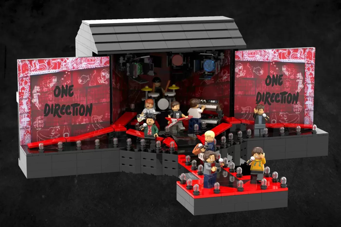 One Direction Take the Stage - Wembley Concert Gets the Brick Treatment — brick.news