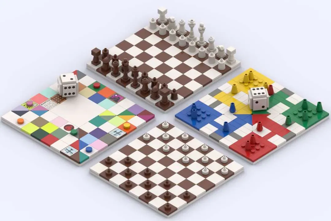 One LEGO® Set, Four Classic Games - Sir Munzo's Tabletop Games Idea