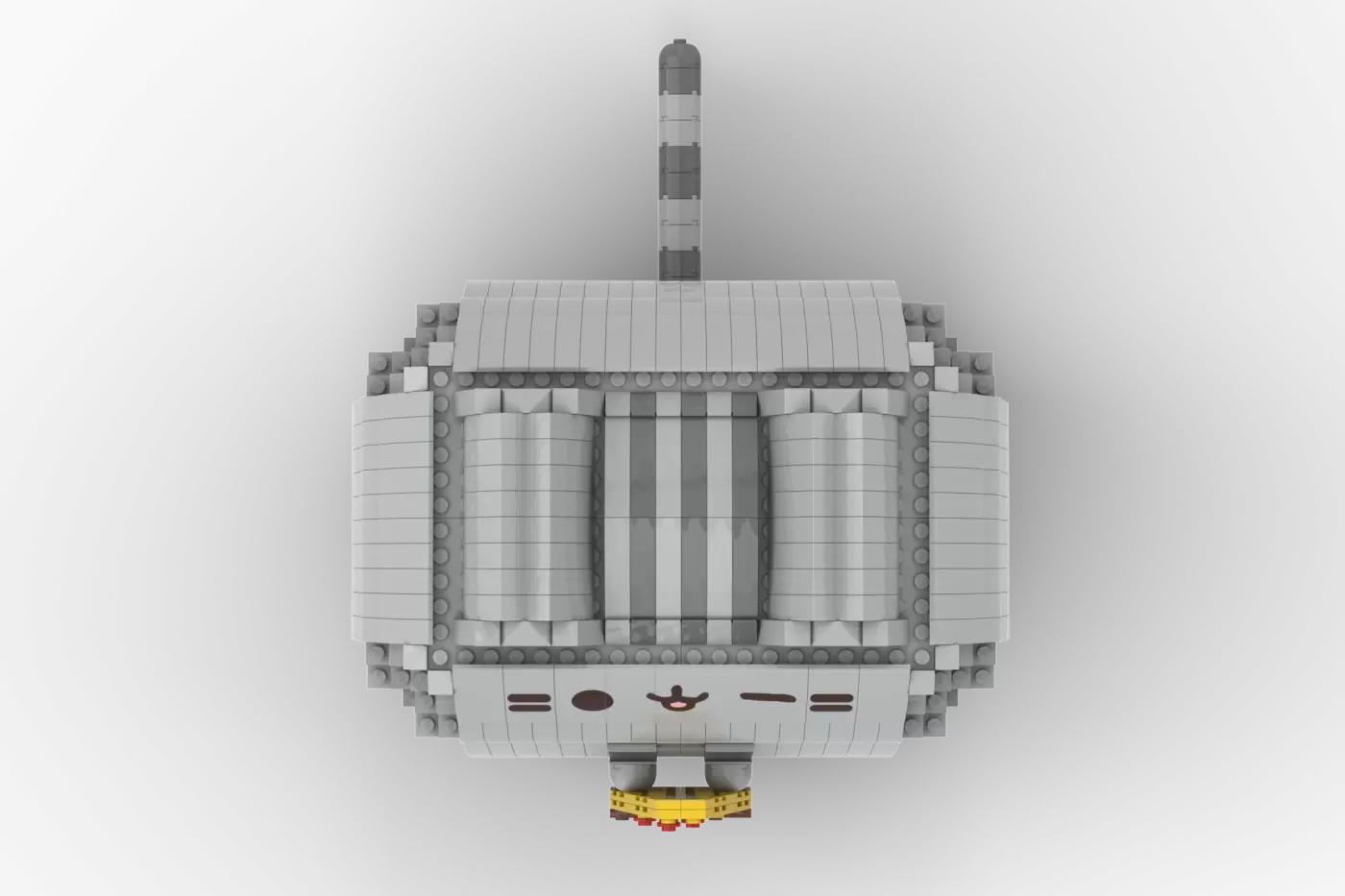 Pusheen With Pizza LEGO® Ideas Set Reaches 10,000 Supporters and Heads to Review (10000) , contents