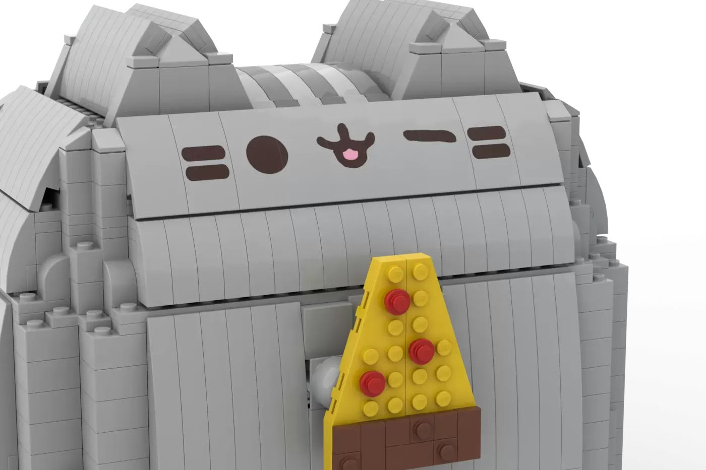 Pusheen With Pizza LEGO® Ideas Set Reaches 10,000 Supporters and Heads to Review