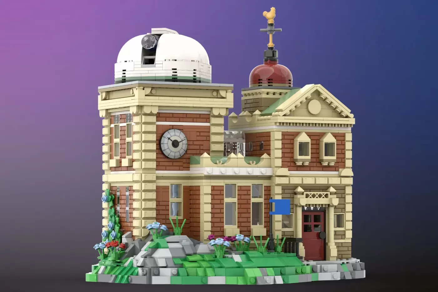 The Observatory - A 2,475-Piece Victorian Stargazer With a Rotating Telescope