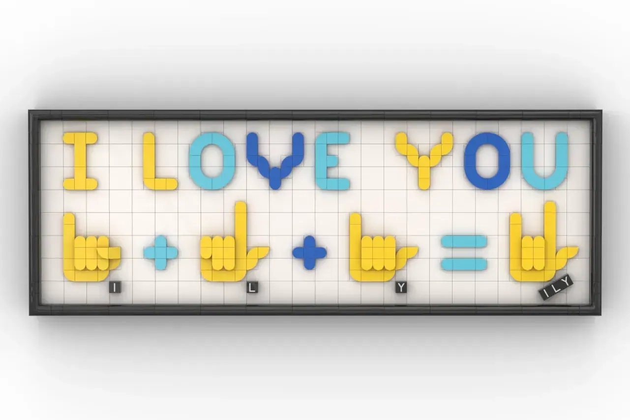 The Sign of ILY LEGO® Ideas Project: Building Love One Brick at a Time