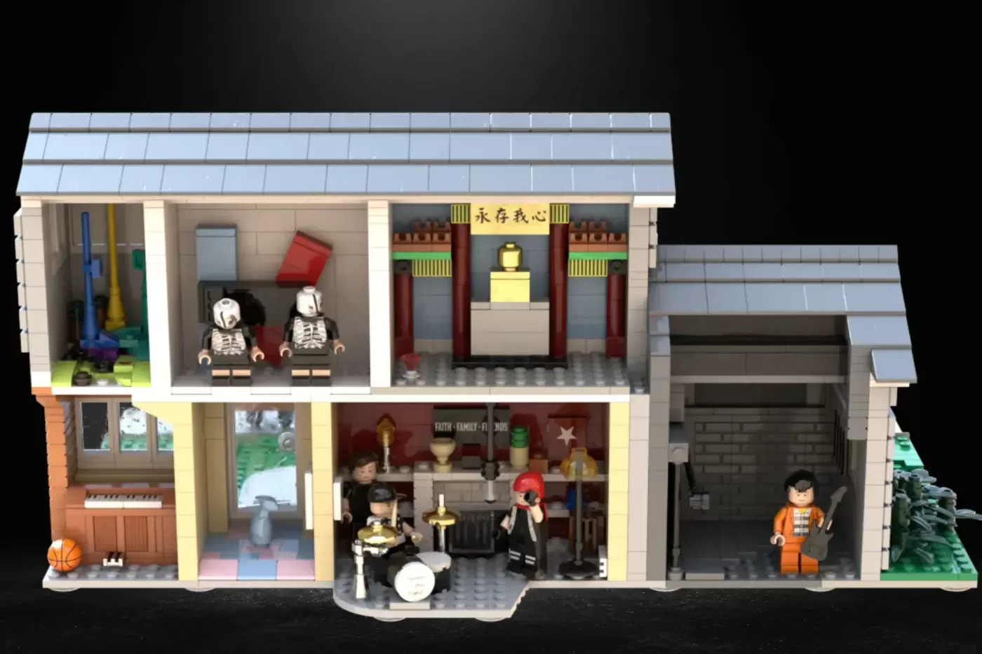 Twenty One Pilots LEGO® Ideas Set Hits 10K Supporters - Stressed Out House Could Become Reality ,  detail view